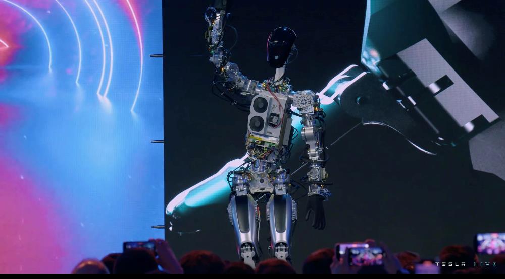 Tesla prezanton robotin humanoid Optimus
